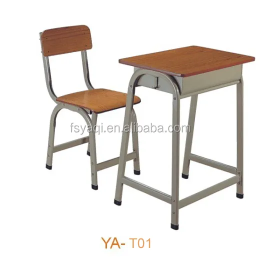 Preços baratos de madeira comercial mobiliário escolar cadeira estudante YA-T01