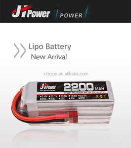 Haute décharge taux lipo 45C batterie 2200 mah 7.4 v 2 S RC lipo batterie pour hélicoptère - Product Image 1