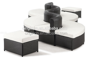 2015 balcón exterior <span class=keywords><strong>ronda</strong></span> seccionales muebles curvos set jardín sofá <span class=keywords><strong>de</strong></span> mimbre baratos - Product Image 2