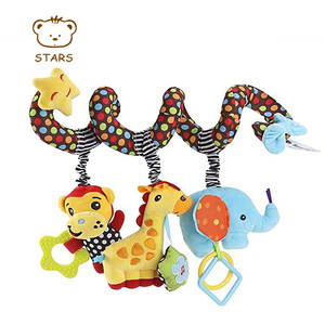 En gros Belle Bébé Landau Berceau En Peluche Jouet <span class=keywords><strong>Spirale</strong></span> <span class=keywords><strong>Activité</strong></span> Jouets En Peluche <span class=keywords><strong>Poussette</strong></span> et <span class=keywords><strong>Activité</strong></span> De Voyage Jouet - Product Image 2