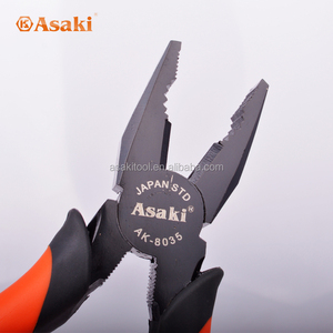 AK-8035 Hot Bán Midget Kết Hợp Cắt Plier 8Inch Dụng Cụ Cầm Tay Lớp Phủ Đen - Product Image 4