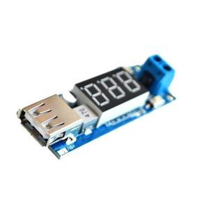 DC DC bước xuống Mô-đun Cung cấp điện/pin điện áp Mét + 5V 2A USB sạc nóng cung cấp - Product Image 2