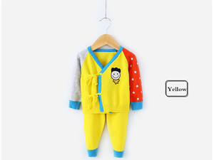 Diseño de moda de otoño de punto niños niños de la rebeca azul recién nacido ropa conjuntos - Product Image 4
