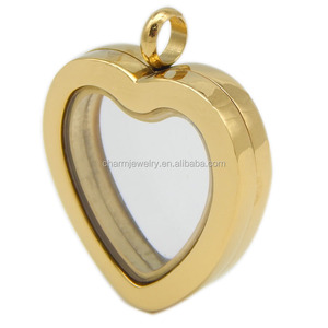Ciondolo collana con medaglione a forma di cuore in acciaio inossidabile apertura <span class=keywords><strong>gioielli</strong></span> regalo per <span class=keywords><strong>amante</strong></span> - Product Image 4