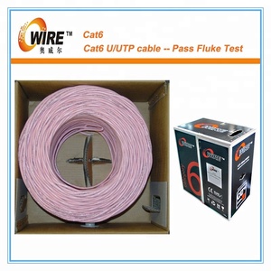 Pvc fabricante 24Awg <span class=keywords><strong>cobre</strong></span> <span class=keywords><strong>100</strong></span> par Cat6 <span class=keywords><strong>Utp</strong></span> Lan Cable/305 m Cable Ethernet - Product Image 5