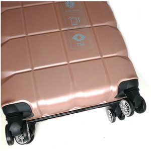 Mala de viagem para meninas, rosa de alta qualidade abs carrinho lateral duro bagagem - Product Image 3