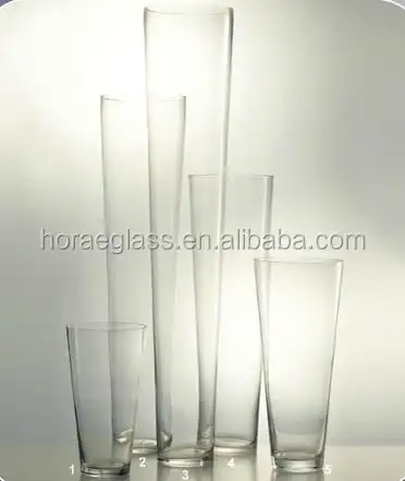 Produttore di fabbrica di trasporto di Cristallo Vasi Vasi di Fiori Di Vetro Made in China