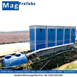 Banheiro ao ar livre móvel banheiro portátil banheiro banheiro design gráfico banheiros portáteis para venda moderna sanduíche painel porta azul, branco - Product Image 6