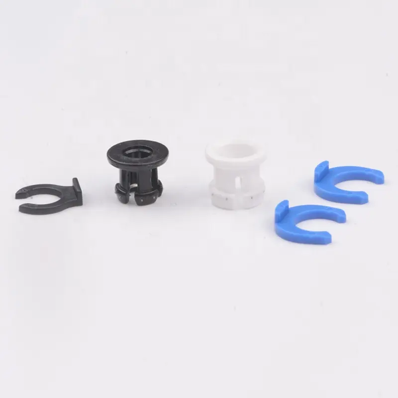 3D printer accessories bowden tube blue and white card buckle fixed 4mm 6 mm quick connector plastic pipe connector plug