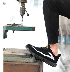 Ultime <span class=keywords><strong>scarpe</strong></span> di sicurezza con punta in acciaio da <span class=keywords><strong>uomo</strong></span> con <span class=keywords><strong>scarpe</strong></span> di sicurezza per piedi stile taglio basso per l'estate e l'autunno - Product Image 4