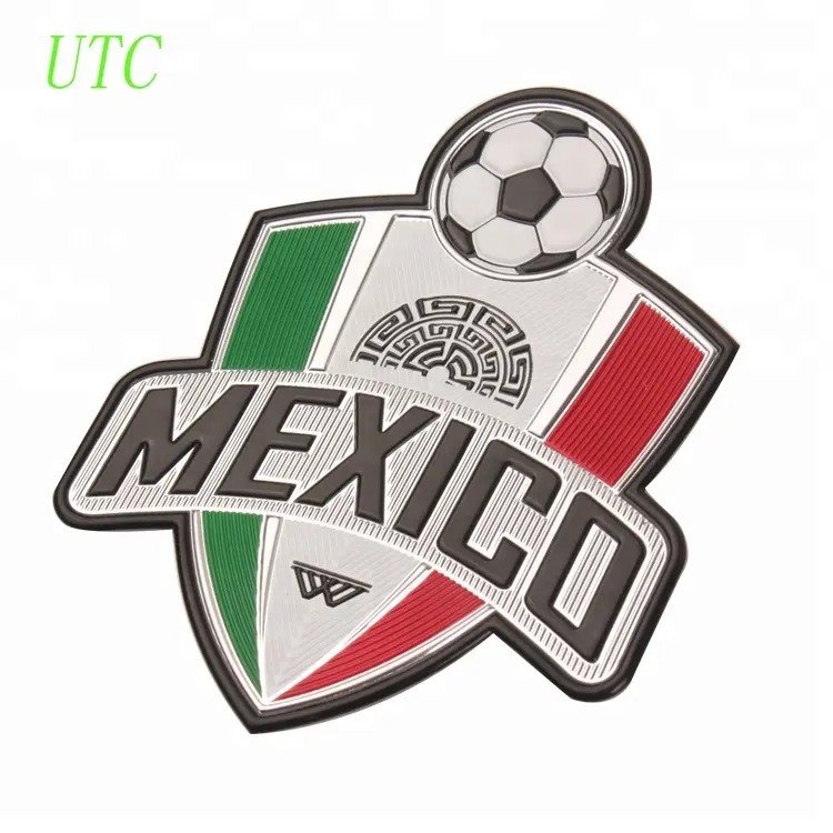 Wärmeübertragung Bestätigen auf TPU-Patch individueller TPU Hochfrequenzdruck Logo-Gummiketten-Patch für Fußball-Sportbekleidung