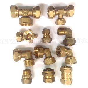 TUBOMART Wholesale Brass Plumbing fittings for pex pipe hot water pipe fittings China OEM factory