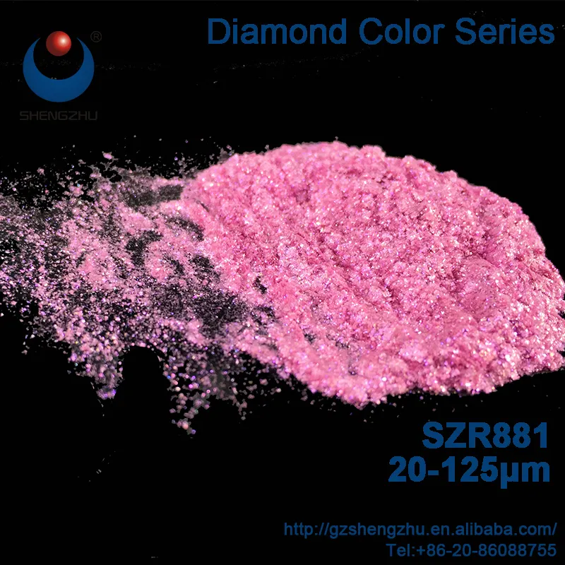 Cosmetische flash roze Parelmoer mica shimmer parel Pigment Poeder