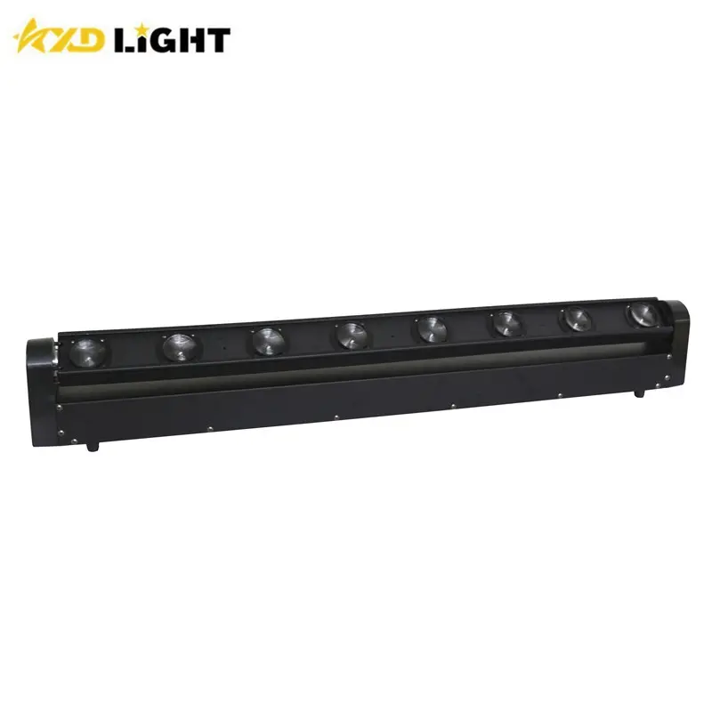 8 עיני beam הזזת ראש אור 8*10w rgbw פופולרי 8 ראשי sweeper beam בר פיקסל sharpy קרן led הזזת ראש