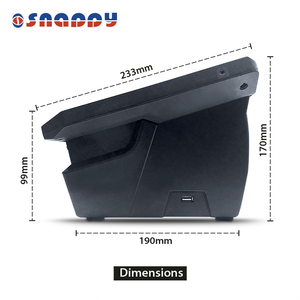 Snappy de 10 pulgadas clínica quiosco muestra el número de boleto dispensador de Sistema de Gestión de colas piso soporte libre - Product Image 2