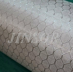 Tissu de maille de fibre de verre d'armure d'hexagone de Texalium avec la surface de papier d'aluminium de service de coupe - Product Image 1