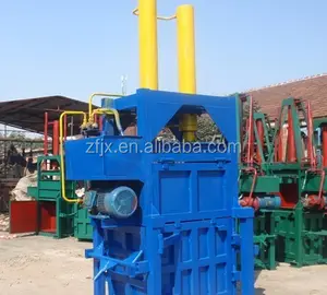 10-100 T अल्फला घास baling मशीनरी/छोटे ऊर्ध्वाधर हाइड्रोलिक बेलर मशीन
