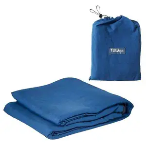 Sleeping Bag Liner dengan Panjang Penuh Ritsleting Ganda dan Tas Pembawa