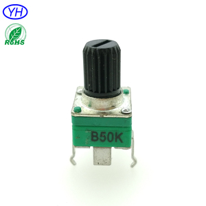 Potenciómetro Rotatorio Vertical de 3 Pines con Soporte de 9 mm, Película de Carbón de 1k 2k 5K 10k 20k 50k 100k Ohmios, Fabricante Profesional - Product Image 3