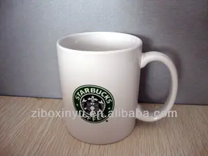 zibo xinyu 10 oz starbucks logo stampa ceramica tazze di caffè