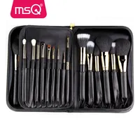 MSQ-Ensemble de pinceaux cosmétiques professionnels avec sac noir, qualité supérieure, 29 pièces