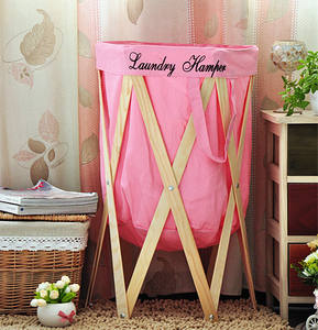 Keranjang penyimpanan cucian dapat dilipat, keranjang pengatur pakaian desain dapat dilipat nyaman - Product Image 3