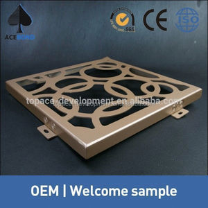 Productos de aislamiento de sonido materiales decorativos de aluminio tipo de falso <span class=keywords><strong>techo</strong></span> de paneles solares de montaje en pared - Product Image 6