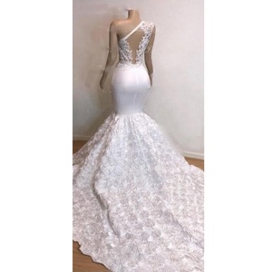 Kadın Bir Omuz Ince Mermaid Tay düğün elbisesi Geleneksel - Product Image 2