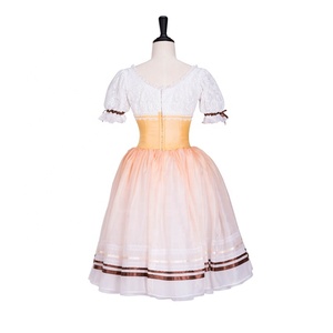 Robe de tutu de <span class=keywords><strong>ballet</strong></span> personnalisée <span class=keywords><strong>pour</strong></span> femmes adultes, embossée, <span class=keywords><strong>pour</strong></span> compétition sur scène, romantique, rose fée - Product Image 3