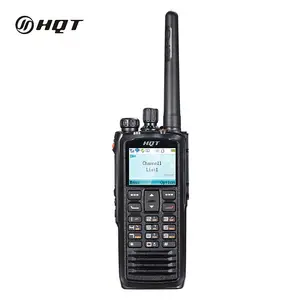 Walkie talkie sms dmr digital handy Most Powerful Professional GPS hqt 136-174mhz 400-470mhz