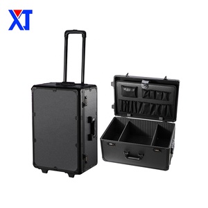 Personalizzabile Schiuma Metallica Volo Trolley In Alluminio Caso per Strumenti <span class=keywords><strong>Valigia</strong></span> con Maniglia e Ruote - Product Image 2