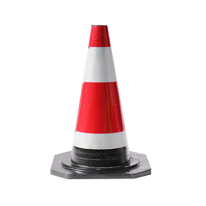 Respectueux de l'environnement 700mm pliable trafic route cône TPE matériel produit de sécurité routière - Product Image 1