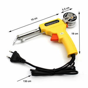 Pistola <span class=keywords><strong>de</strong></span> <span class=keywords><strong>soldar</strong></span> eléctrica <span class=keywords><strong>de</strong></span> estaño, 220V, 60W, enchufe europeo, envío automático, herramienta <span class=keywords><strong>de</strong></span> soldadura <span class=keywords><strong>de</strong></span> mano con <span class=keywords><strong>pinzas</strong></span> <span class=keywords><strong>de</strong></span> ventosa para soldadura - Product Image 1