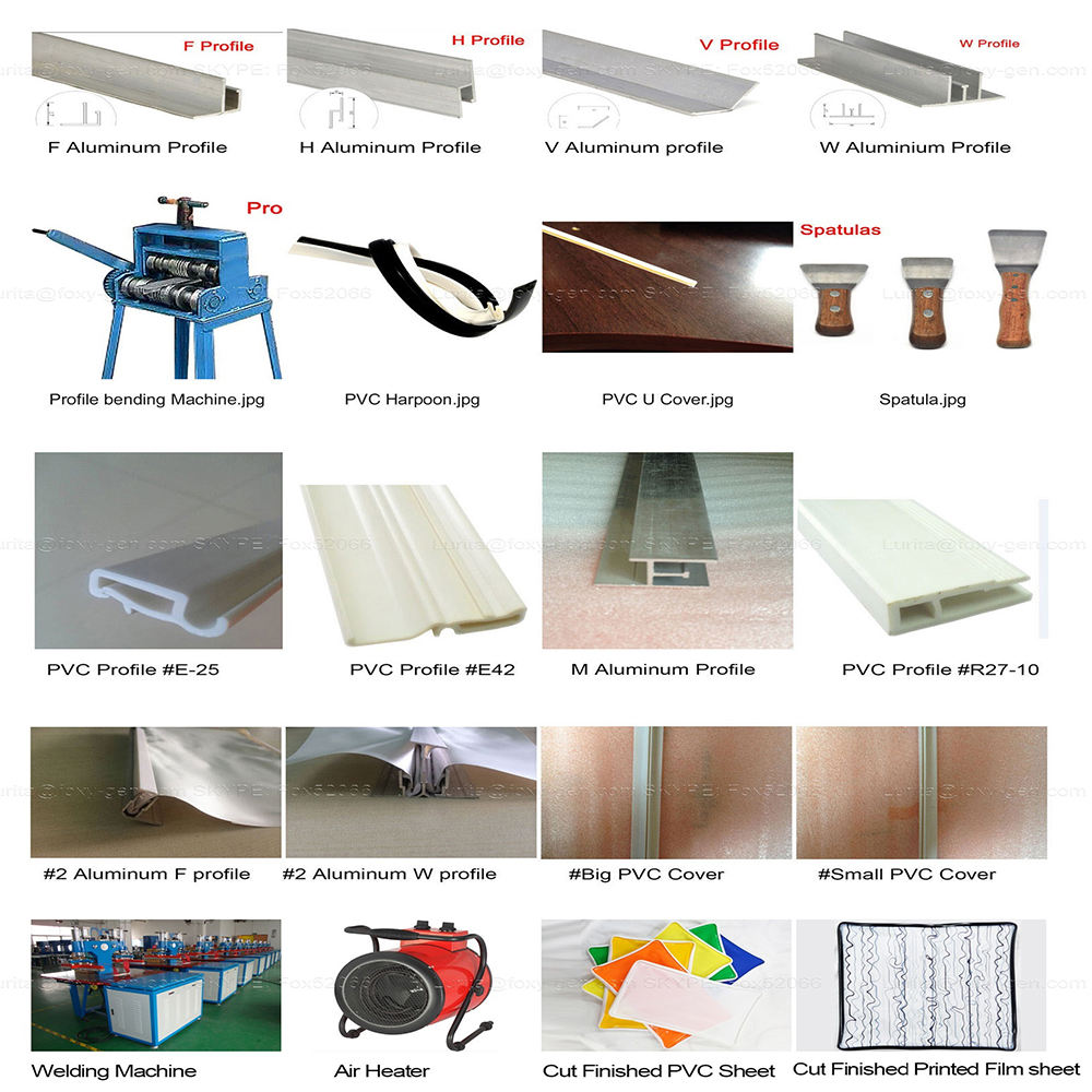 Accessoires échantillons