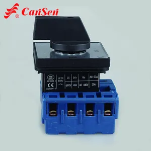 Cansen beralih LW30-40 off-on rotary cam beralih universal cam dc isolator switch