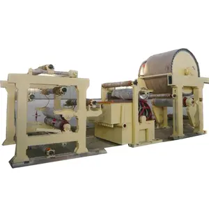 máquina de reciclaje de papel de rollo de tejido de lavabo haciendo máquina de fabricación de papel higiénico para venta