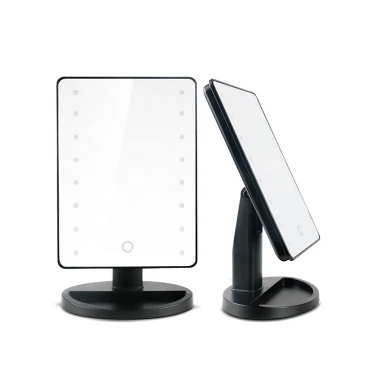 2019 New Speaker Vanity Tabletop Magnification LED Makeup Mirror with Light