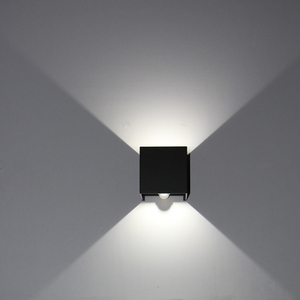 <span class=keywords><strong>Applique</strong></span> murale LED réglable 85-265V, design unique, base carrée en aluminium 12W, détecteur de mouvement PIR, étanche, pour jardins extérieurs, IP65 - Product Image 4