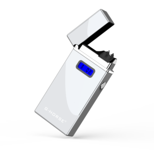 Mode led cigarette alliage de zinc oem briquet personnalisé métal double arc usb briquet rechargeable briquet cadeau boîte paque - Product Image 2