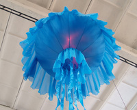 Méduse gonflable poisson, gelée gonflable de 3 mètres avec 16 couleurs LED changeantes pour la décoration de scène