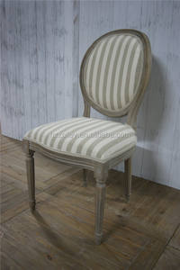 Tela cómoda silla de comedor comedor sin brazos silla / silla de madera silla de tela - Product Image 1