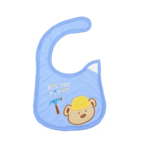 Nuevo lindo diseño de dibujos animados de algodón 100% impermeable adulto babero del bebé