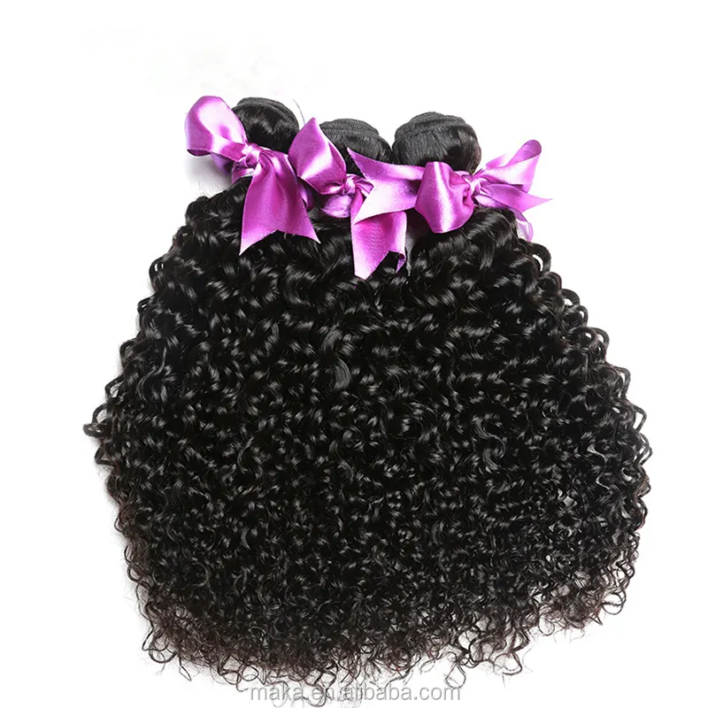 10A Unprocessed Mongolian Kinky Curly Hair Cheap Remy Human Hair Weave 8"-30" Human Hair Extension tissage bresilienne
