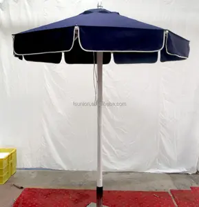 耐用和定制设计户外沙滩伞遮阳伞与 valance 皮瓣