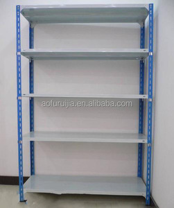 אבקה מצופה פלדה מחוררת זווית עבור Estanteria Metalica נייד מדפי מערכת - Product Image 2