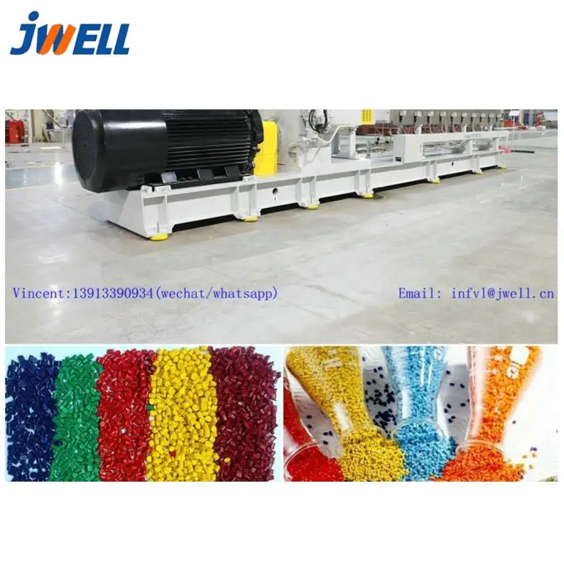 CJWH Series สกรูคู่ Extruder สี Master batch Production Line