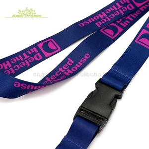 2026 Wholesale Custom Dye Sublimation Printed Id Card Satin <strong>Breakaway</strong> Neck <strong>Lanyard</strong> With Buckle - Product Image 6
