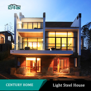 2018 Venta caliente de lujo moderno de lujo <span class=keywords><strong>casa</strong></span> prefabricada con estructura de acero - Product Image 3
