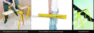 Heavy Duty Regolabile <span class=keywords><strong>in</strong></span> <span class=keywords><strong>Altezza</strong></span> <span class=keywords><strong>In</strong></span> Metallo Sawhorses - Product Image 2