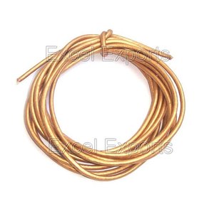 สายหนังแท้สำหรับทำเครื่องประดับคอออกแบบสายจูงสุนัขสำหรับงานฝีมือและของเล่นส่วนประกอบถักเปียที่มีคุณภาพ - Product Image 1